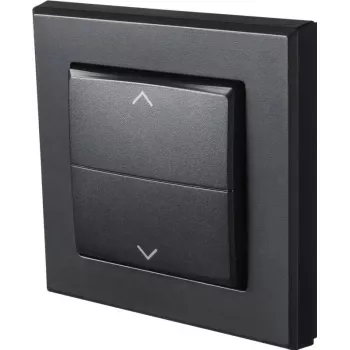 Abdeckung für elektrischen Schalter Homematic IP 156171A0, grau, 86×86×16 mm