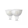 Philips Hue White Ambience MR16 Smart-Leuchtspot, GU53, 5,1 W, Bluetooth/Zigbee