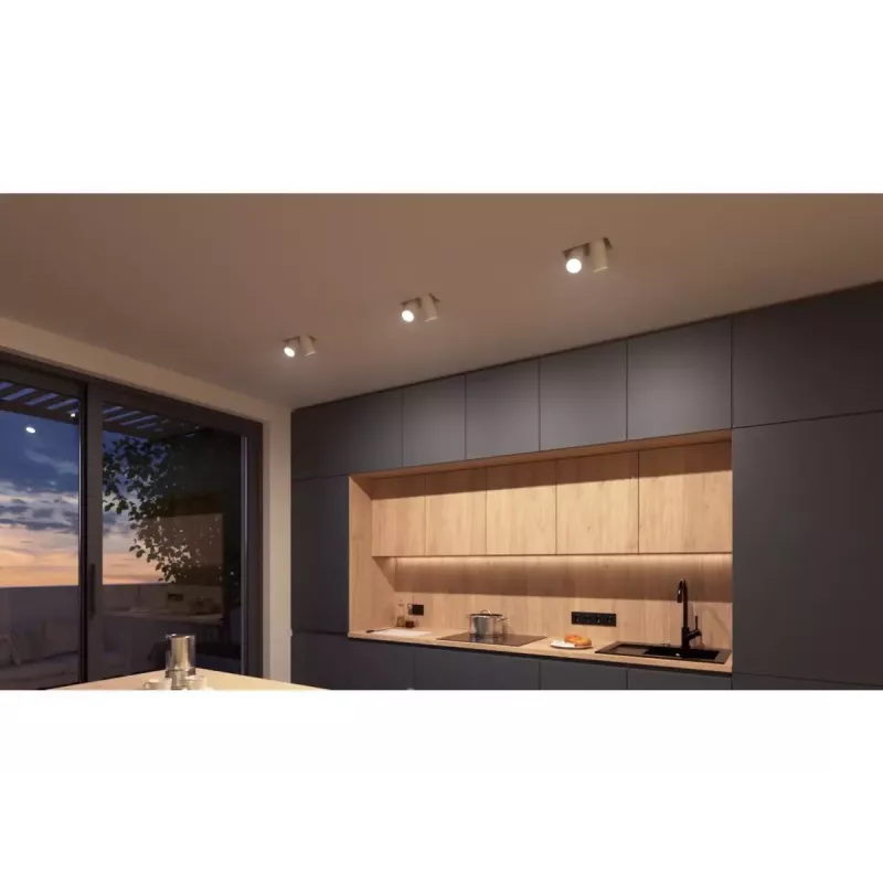 Philips Hue White Ambience MR16 Smart-Leuchtspot, GU53, 5,1 W, Bluetooth/Zigbee