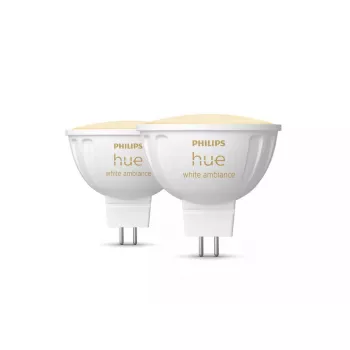 Philips Hue White Ambience MR16 Smart-Leuchtspot, GU53, 5,1 W, Bluetooth/Zigbee
