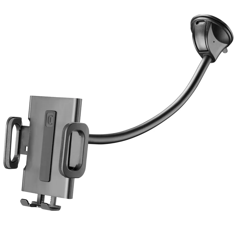Sourcing Cellularline Hug Flexi XL universelle Saugnapf-Passivhalterung für Mobiltelefone, schwarz/grau