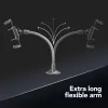 Sourcing Cellularline Hug Flexi XL universelle Saugnapf-Passivhalterung für Mobiltelefone, schwarz/grau