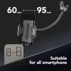 Sourcing Cellularline Hug Flexi XL universelle Saugnapf-Passivhalterung für Mobiltelefone, schwarz/grau