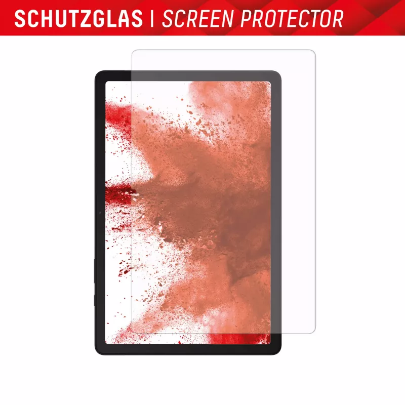 Displex Tablet Glass (9H) für Samsung Galaxy Tab A11+/A9+, Eco Montagerahmen, unzerbrechlich