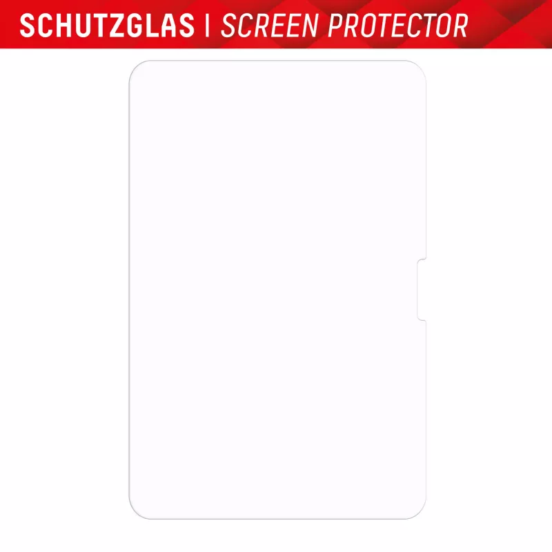 Displex Tablet Glass (9H) für Apple iPad Pro 11'' (2025/2024), Eco Montagerahmen, unzerbrechlich, ultraflach, unsichtbar