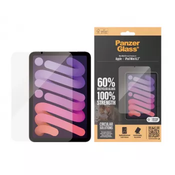 PanzerGlass® Displayschutz für iPad Mini 8.3'' (2021, 2024) | Ultra-Wide Fit