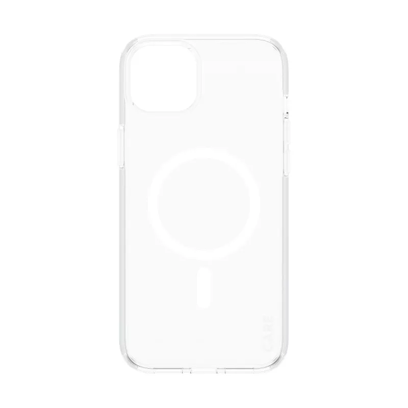 PanzerGlass CARE™ by ® Urban Combat Hülle Transparent mit weißem MagSafe iPhone 15 Plus