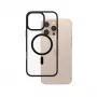 PanzerGlass ® HardCase Transparent mit Schwarz MagSafe & Rahmen iPhone 16 Pro Max