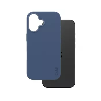 Cover PanzerGlass CARE by modische Hülle Blau m. MagSafe iPhone 16