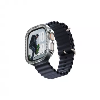 PanzerGlass SAFE. by ® Bling Bumper Silber Apple Watch Ultra 3 | Ultra 2 | Ultra | 49mm