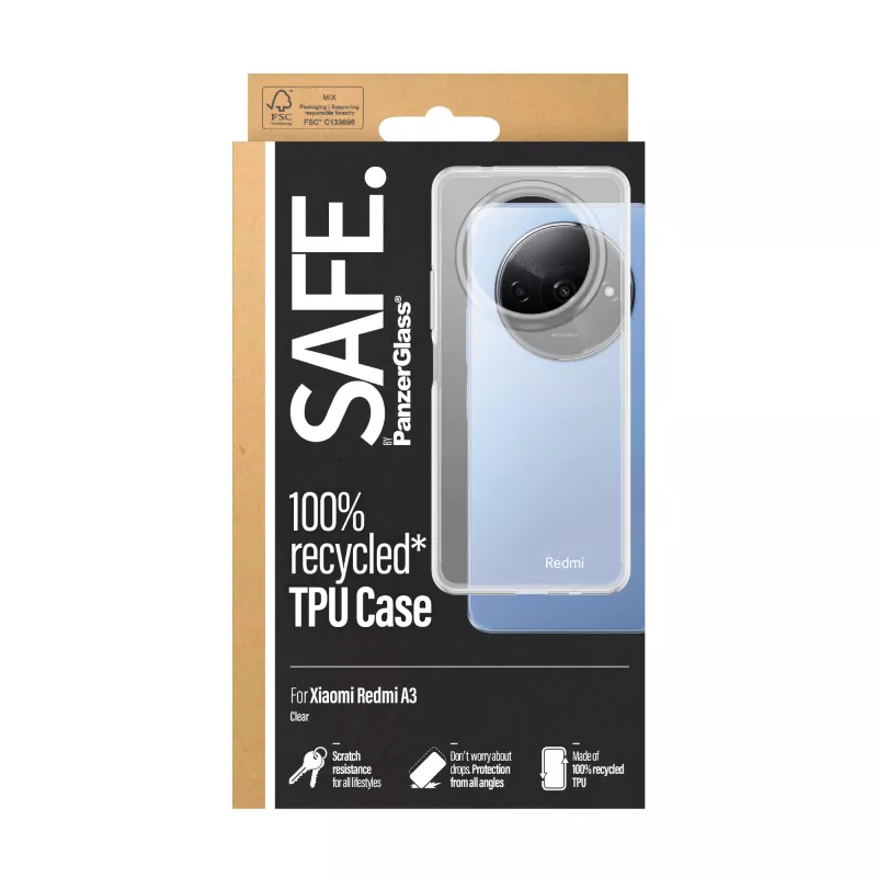 PanzerGlass SAFE. by ® TPU-Hülle Transparent Xiaomi Redmi A3