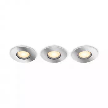 Einbaustrahler Philips Hue White Ambiance Adore 3x350 lm, dimmbar, abstimmbares Weiß