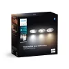 Einbaustrahler Philips Hue White Ambiance Adore 3x350 lm, dimmbar, abstimmbares Weiß