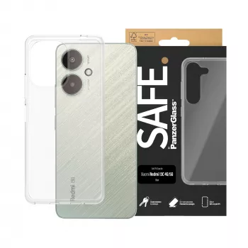 PanzerGlass SAFE. By ® TPU-Hülle Transparent für Xiaomi Redmi 13C