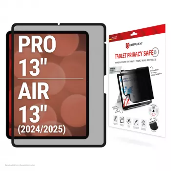 Displex TABLET PRIVACY SAFE abnehmbarer 2-Wege-Sichtschutzfilter für iPad Pro 13 Zoll/Air 13 Zoll (2024/2025)