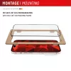 Displex Premium Anti-Reflex Displayschutzfolie (entspiegelte Full Cover, 10H) für Apple iPhone 16 Pro Max, Eco-Montagerahmen, Full Cover