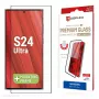 Displex Premium Anti-Reflex Displayschutzfolie (entspiegelte Vollabdeckung, 10H) für Samsung Galaxy S24 Ultra, Eco-Montagerahmen, Vollabdeckung