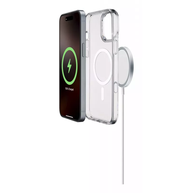 Cellularline Gloss Mag - Magnetische Hülle für iPhone 16 Pro Max zum Laden und Befestigen am MagSafe-Ladegerät