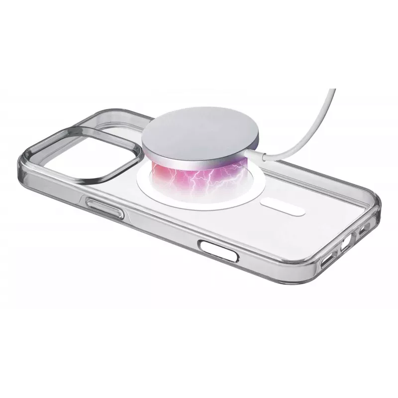 Cellularline Gloss Mag - Magnetische Hülle für iPhone 16 Pro Max zum Laden und Befestigen am MagSafe-Ladegerät