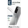 Cover Cellularline FINECIPH16PRMT für iPhone 16 Pro Max Transparent