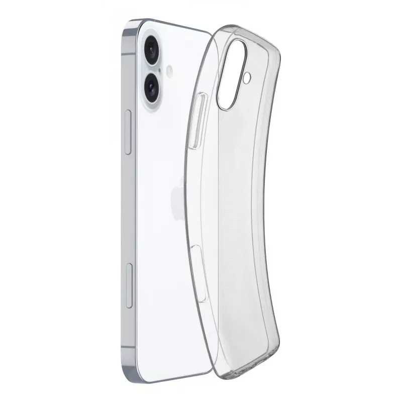 Cover Cellularline FINECIPH16T Transparent für iPhone 16 15,5 cm