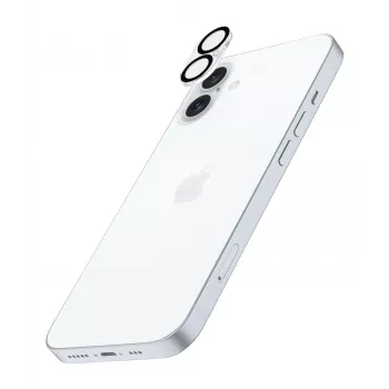 Cellularline Kameraobjektiv - iPhone 16 Schutz Transparent Kratzfest Stoßfest