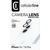 Cellularline Kameraobjektiv - iPhone 16 Schutz Transparent Kratzfest Stoßfest