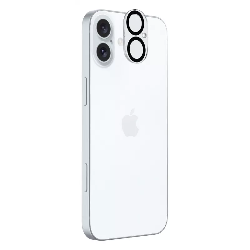 Cellularline Kameraobjektiv - iPhone 16 Schutz Transparent Kratzfest Stoßfest