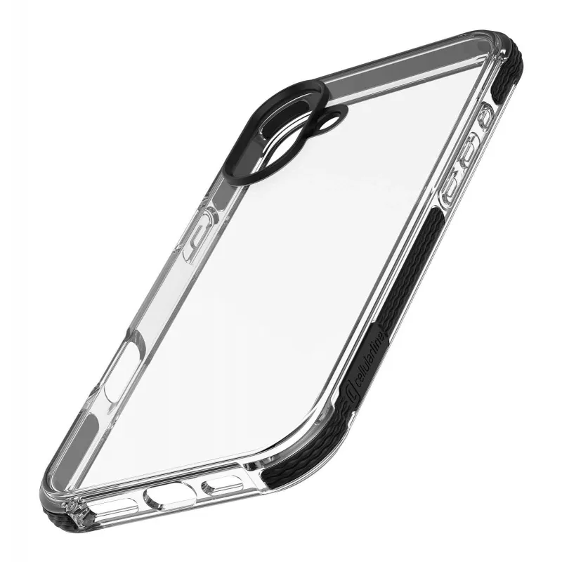 Cover Cellularline TETRACIPH16T für iPhone 16 15,5 cm Schwarz