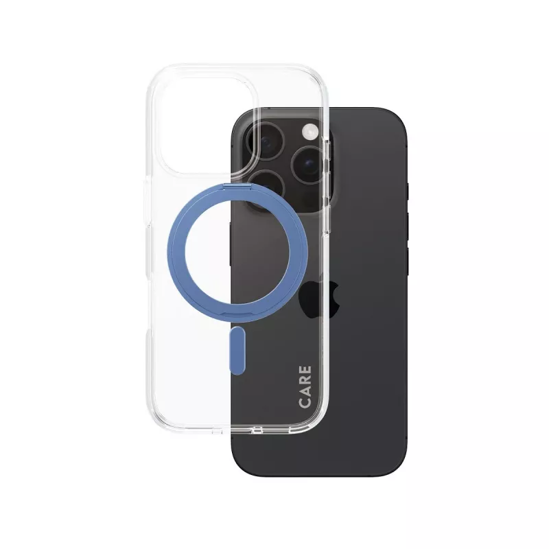 Cover PanzerGlass 1317 Handyhülle Blau Transparent für iPhone 16 Pro 6,3 Zoll