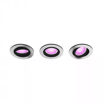 Philips Hue White and Colour Ambience 3er-Pack Centura Einbaustrahler