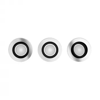 Philips Hue White and Colour Ambience 3er-Pack Centura Einbaustrahler