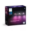 Philips Hue White and Colour Ambience 3er-Pack Centura Einbaustrahler