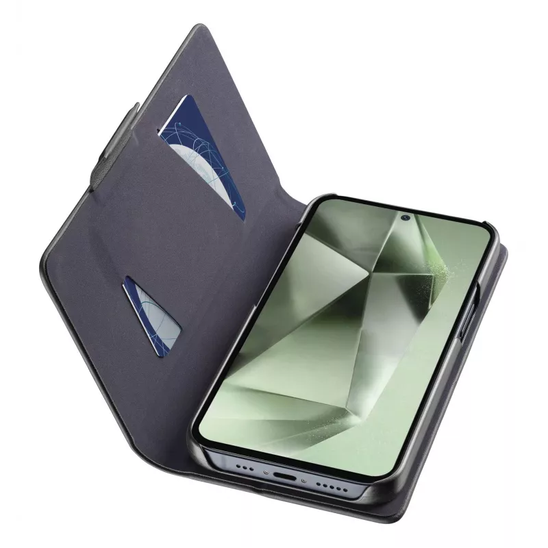 Cellularline Book Galaxy S24 FE Book-Case mit Kartenfach und Magnetverschluss