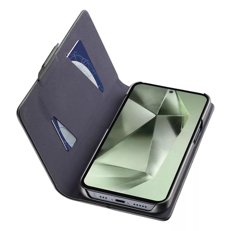 Cellularline Book Galaxy S24 FE Book-Case mit Kartenfach und Magnetverschluss