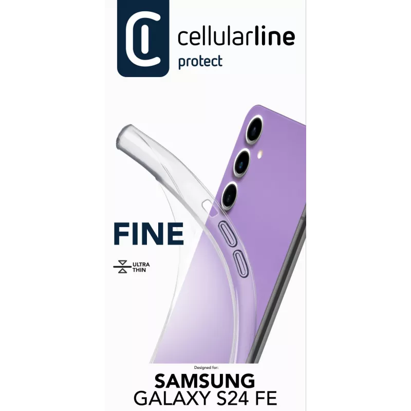 Cover Cellularline Galaxy S24 Fe 17 cm Transparent