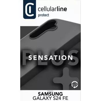 Cellularline Sensation Hülle für Samsung S24 FE Schwarz