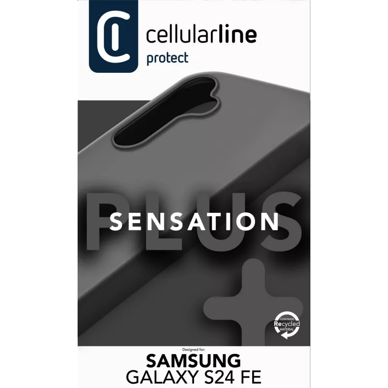 Cellularline Sensation Hülle für Samsung S24 FE Schwarz