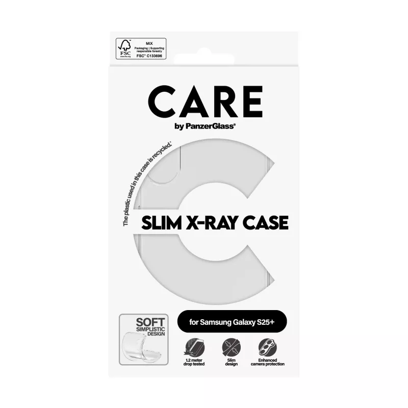 Cover PanzerGlass Samsung Galaxy S25+ Transparent X-Ray Soft