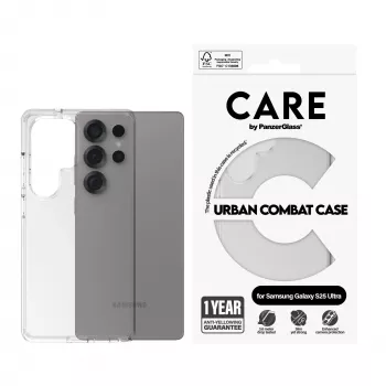 PanzerGlass CARE™ by ® Urban Combat Hülle Transparent Samsung Galaxy S25 Ultra