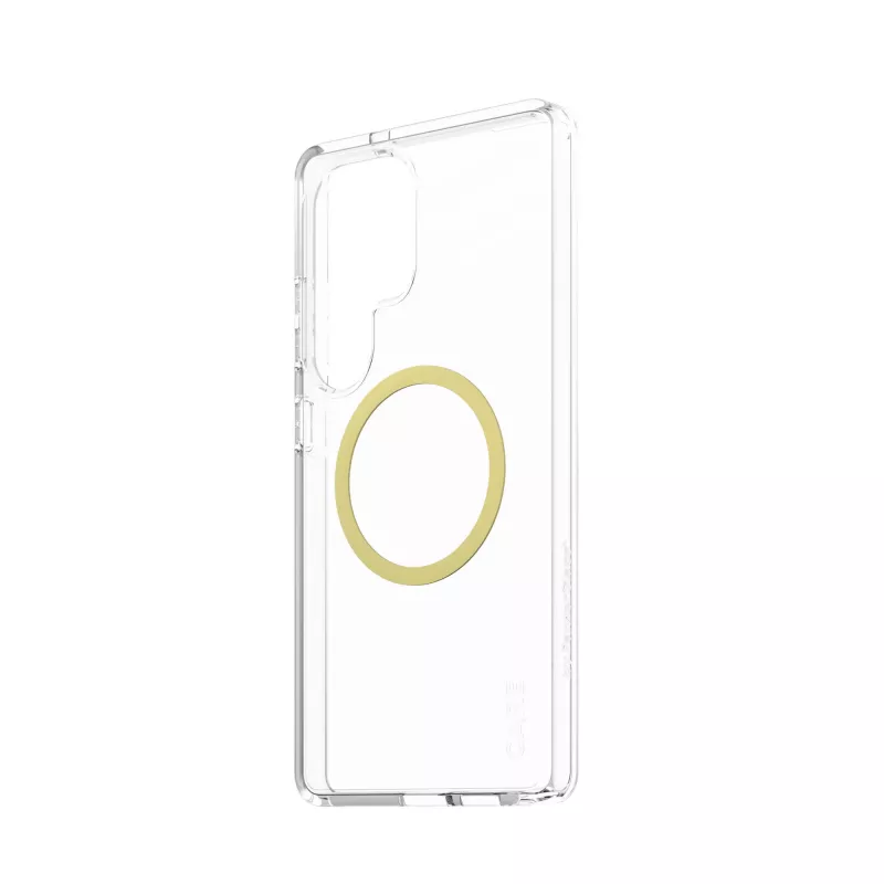 PanzerGlass CARE™ by ® Urban Combat Case Transparent w. Chardonnay Qi Kompatibel Samsung Galaxy S25 Ultra