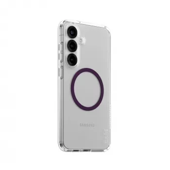 PanzerGlass CARE Urban Combat transparente Hülle Plum Purple Qi Samsung Galaxy S25+