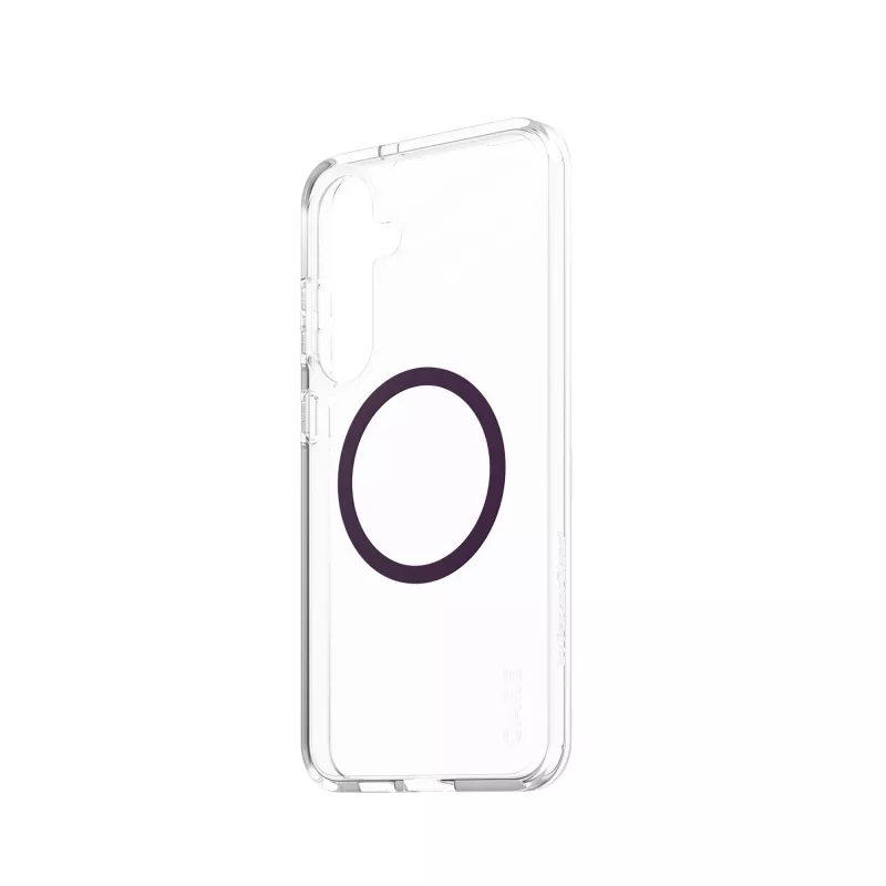 PanzerGlass CARE Urban Combat transparente Hülle Plum Purple Qi Samsung Galaxy S25+