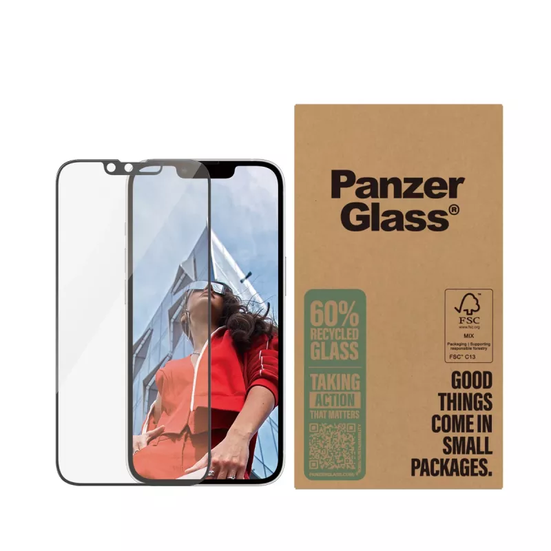 Display-Schutzfolie PanzerGlass iPhone 16e 14 13 13 Pro Ultra-Wide Fit Kratzfest Stoßfest