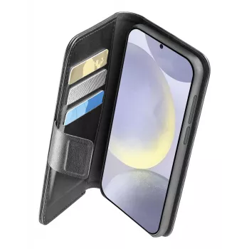 Folio-Hülle Cellularline Galaxy S25 16,1 cm Schwarz 3 Kartenfächer