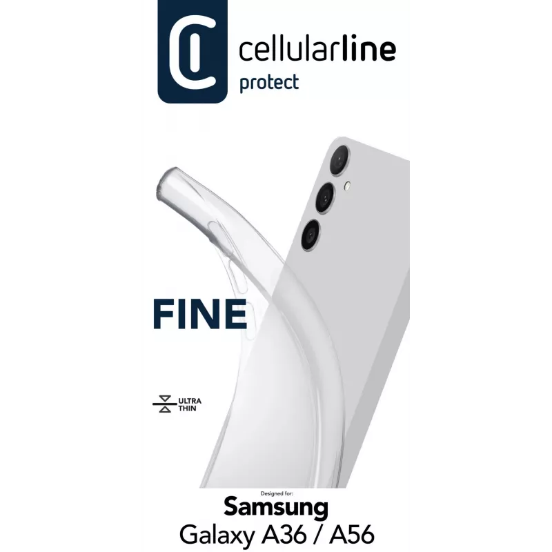 Cover Cellularline FINECGALA36T für Samsung Galaxy A36/A56 Transparent