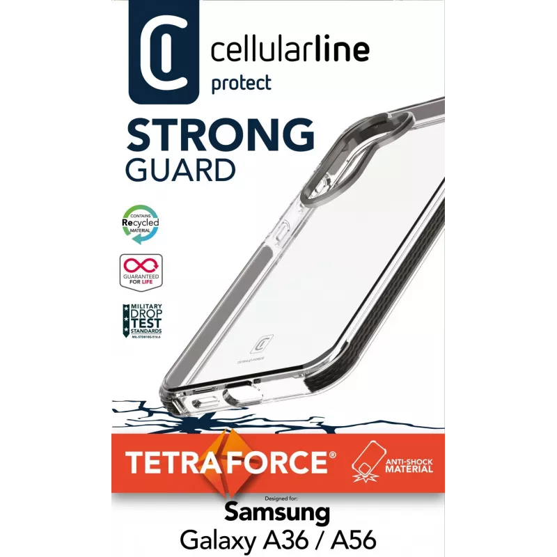 Cover Cellularline TETRACGALA36T für Samsung Galaxy A36/A56 16,8 cm Transparent