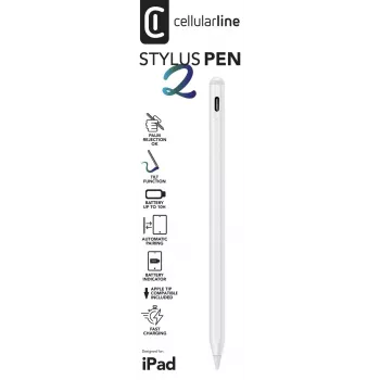 Stylus Pen Cellularline STYLUSPEN2IPAD Grau 80 g Tablet Apple
