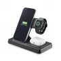 Tech Pop mobile device dock station Smartwatch/Smartphone Schwarz