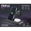 Tech Pop mobile device dock station Smartwatch/Smartphone Schwarz